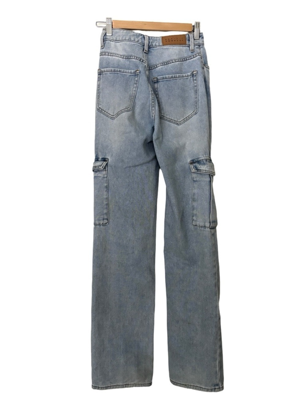 PacSun 90’ boyfriend Light Blue Women's Cargo Jeans - Picture 6 of 8